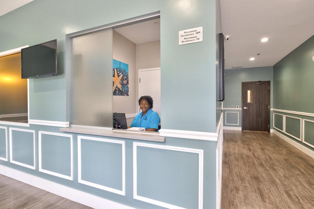 Destination Hope Reception Area in Fort Lauderdale