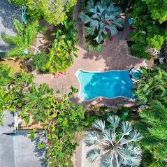 Structured Living Residence arial photo of pool