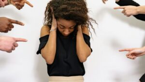 Picture showing how women struggle with anxiety. Learn why. Get help in South Florida with Destination Hope.